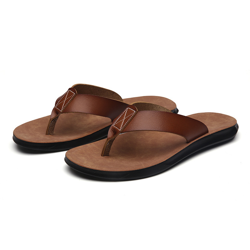 Men'S Shoes Dockers - 38-47 صندل إيطالي جديد من الجلد