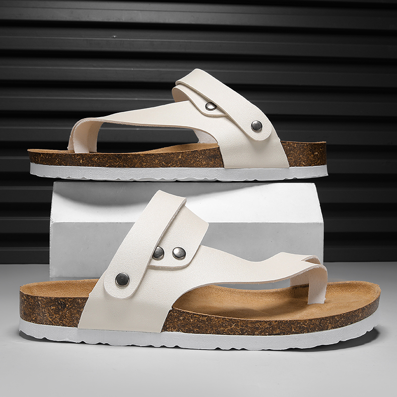 Men'S Shoes Birkenstock - صنادل رجالية خارجية بمقدمة مفتوحة ،
