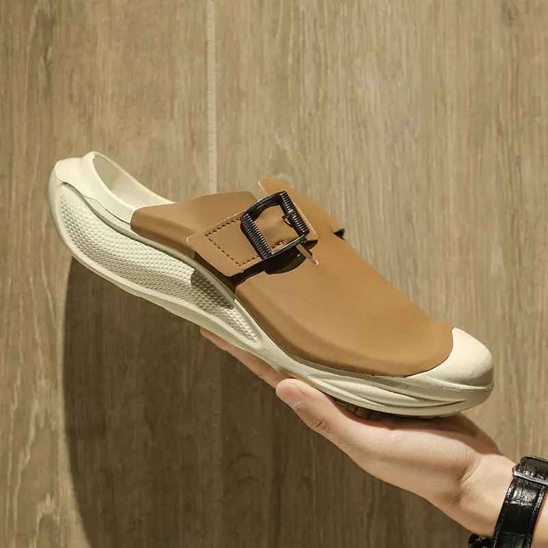 Men'S Shoes Birkenstock - الشرائح نصف شقة في الهواء الطلق