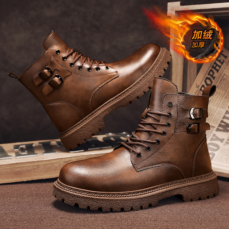 Men Shoes Size 46 - أحذية شتوية جديدة للرجال من جلد