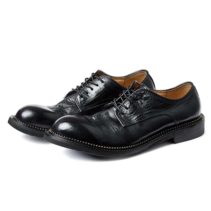 حذاء ديربي كاجوال للرجال برباط - مراجعة Men Shoes Must Have وسعره