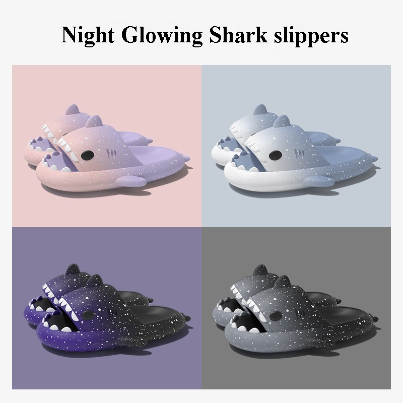 لطيف الكرتون القرش النعال للنس - مراجعة Men Shoes Size وسعره