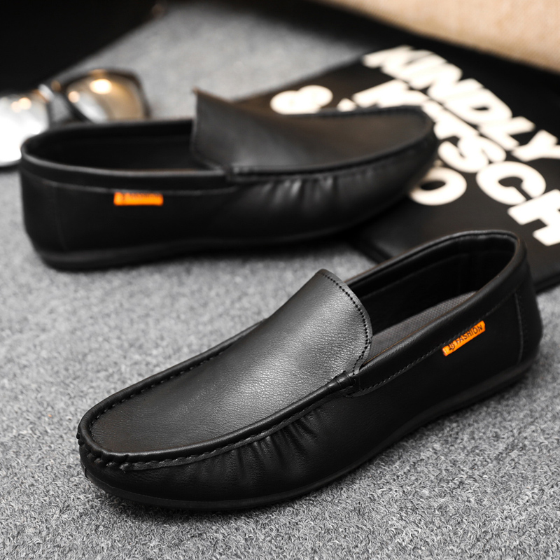 أحذية جلدية كاجوال للرجال، أحذ - مراجعة Men Shoes Size 46 وسعره