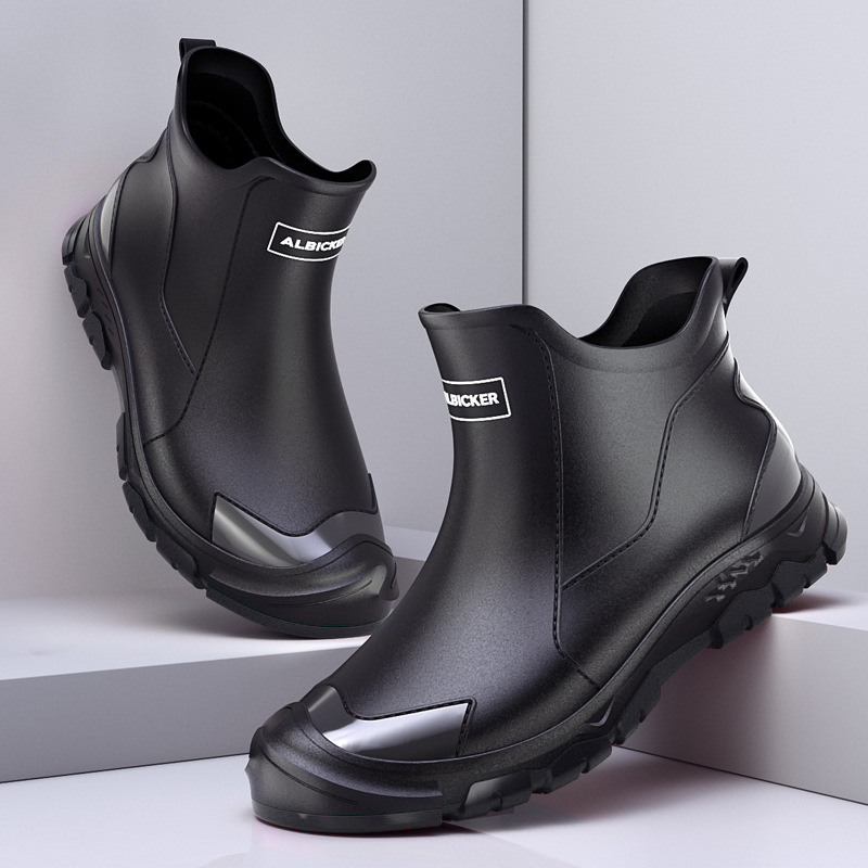 أحذية مطر قصيرة للرجال، أحذية  - مراجعة Men'S Shoes Water Resistant وسعره