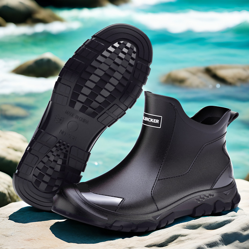 أحذية مطر قصيرة للرجال، أحذية  - مراجعة Men'S Shoes Water Resistant وسعره