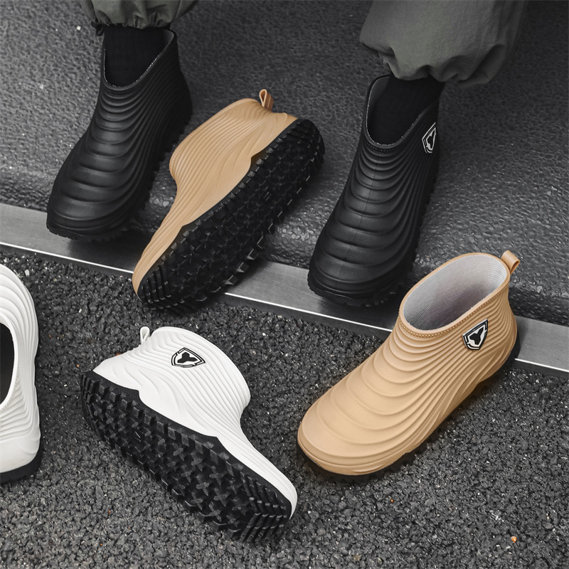 أحذية المطر الرجالية موضة مقاو - مراجعة Men'S Shoes Water Resistant وسعره