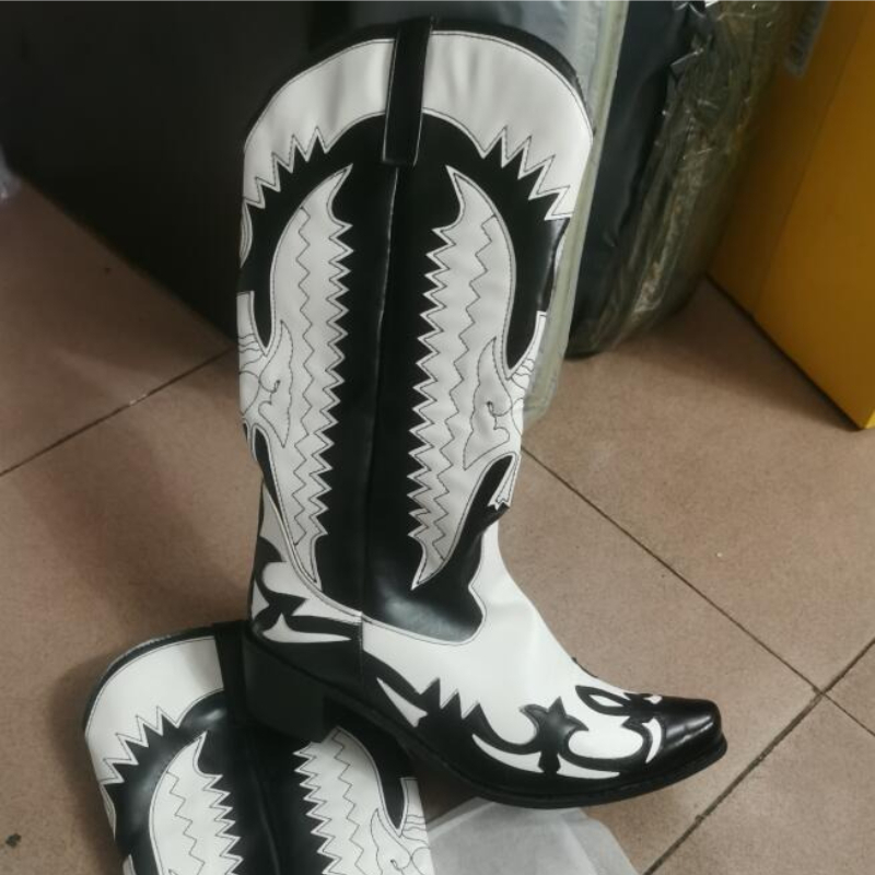 أحذية رعاة البقر الرجالية الجد - مراجعة Men Shoes Size 46 وسعره