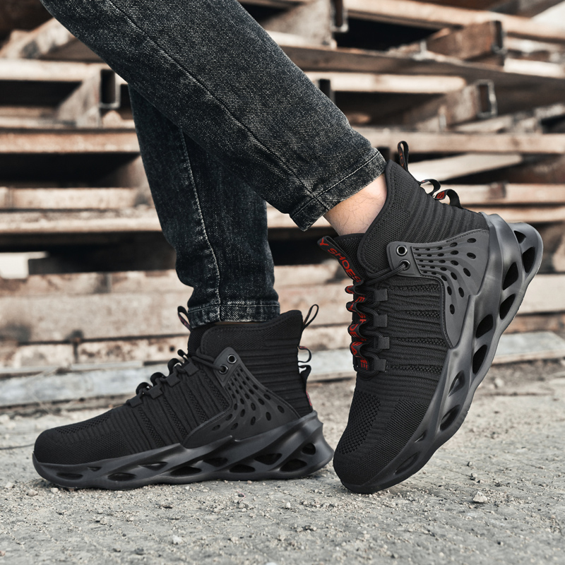 أحذية عمل آمنة مضادة للسحق وال - مراجعة Men Shoes Essentials وسعره