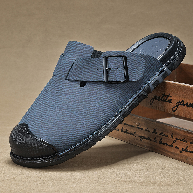 رجل الأحذية الصنادل الصيف بولي - مراجعة Men Shoes Size 46 وسعره