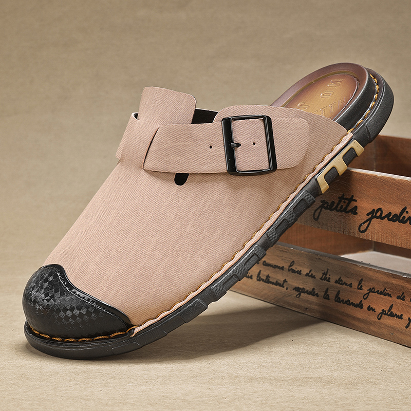 رجل الأحذية الصنادل الصيف بولي - مراجعة Men Shoes Size 46 وسعره