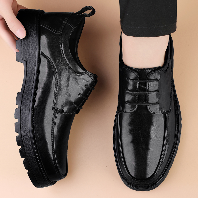 أحذية رجالية عصرية فاخرة ذات ن - مراجعة Men Shoes Essentials وسعره